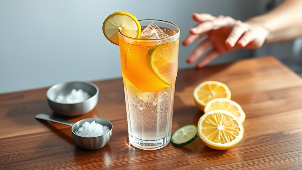 elderly electrolyte drink considerations