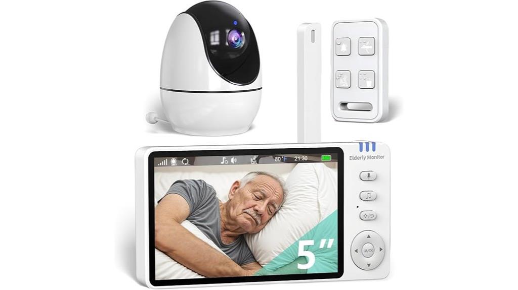 elderly surveillance with audio