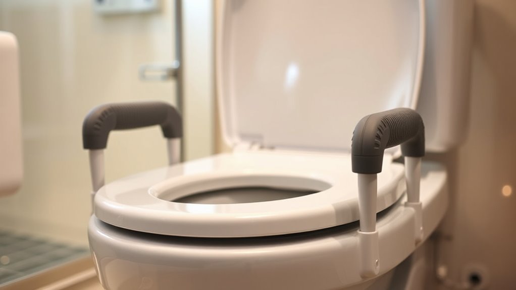 elderly toilet seat features