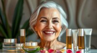 elderly women skin care