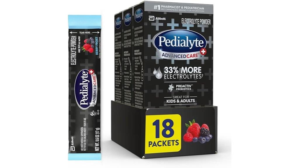 electrolyte powder packets