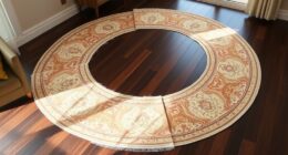 elegant distressed silk rugs