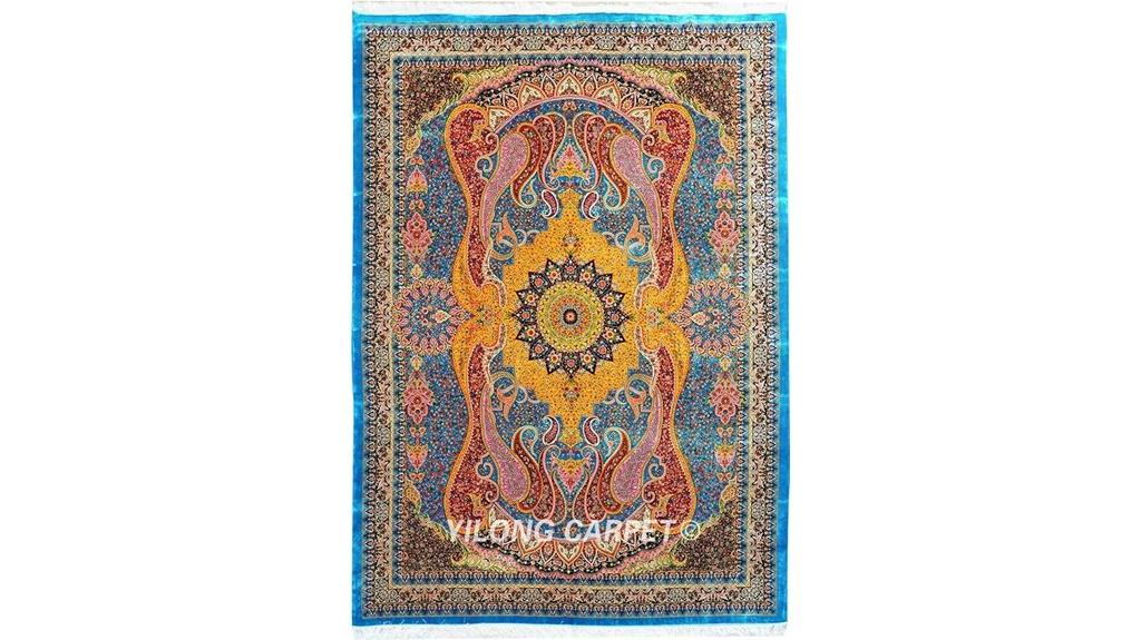 elegant large silk rug
