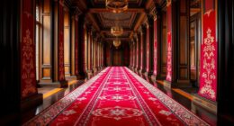elegant palace hallway runners