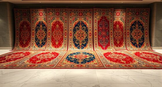 elegant persian silk carpets