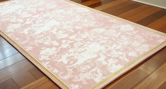 elegant pink silk rugs