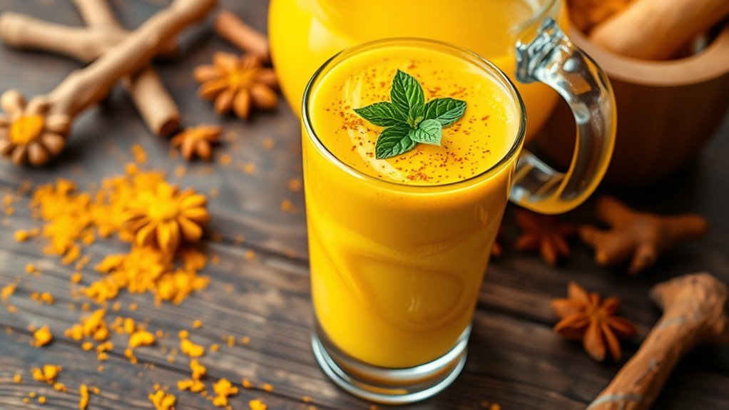 enhance drinks with turmeric