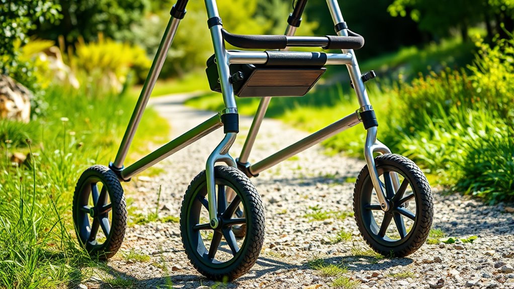 ergonomic handles and cushioning