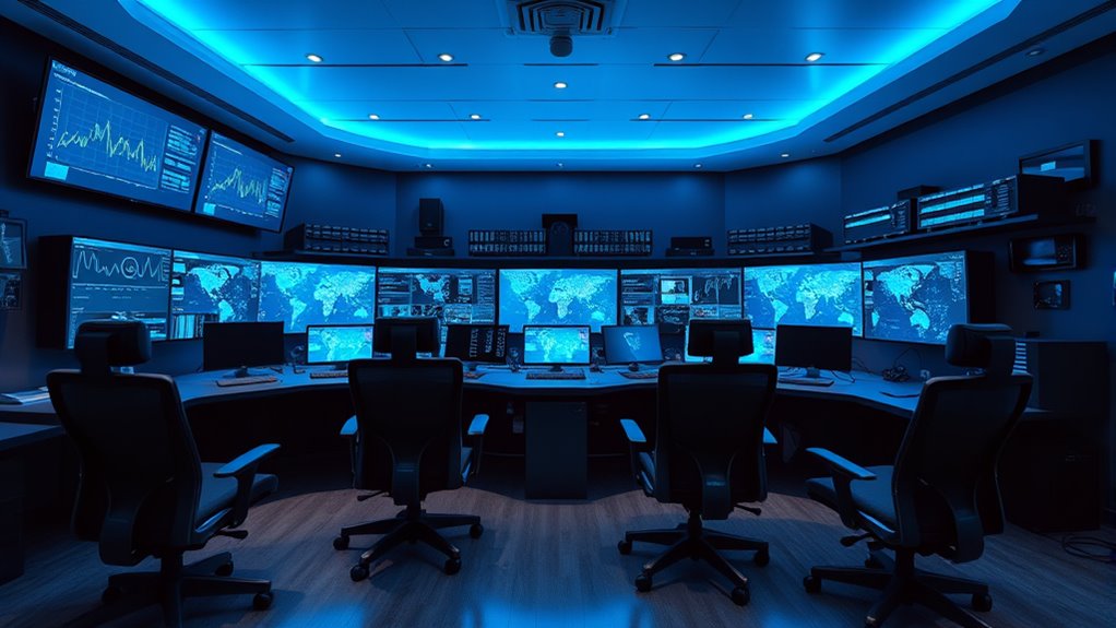 ergonomic organized command layout