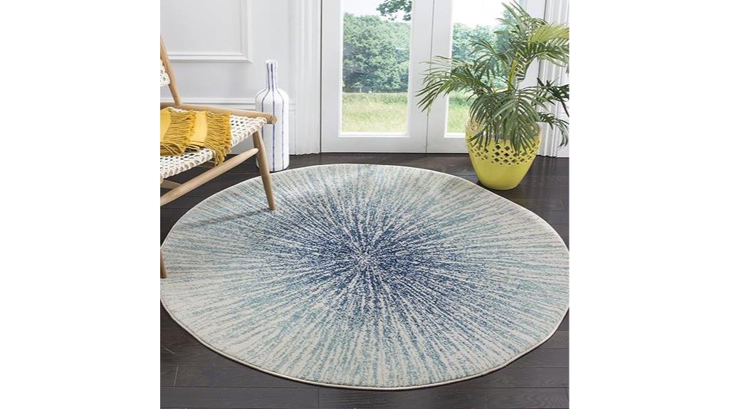 evoke round rug design