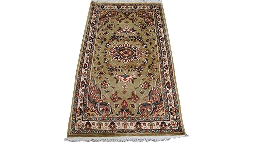 exclusive ivory medallion rug