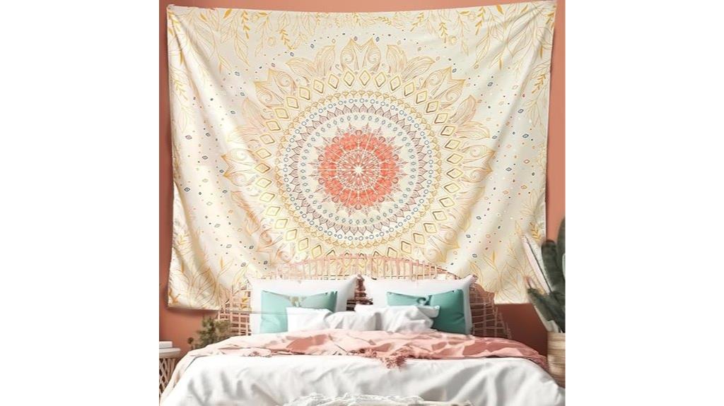 floral tapestry wall decor