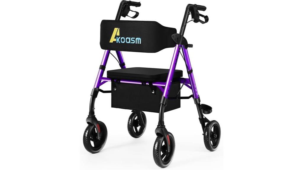 foldable senior walker seat
