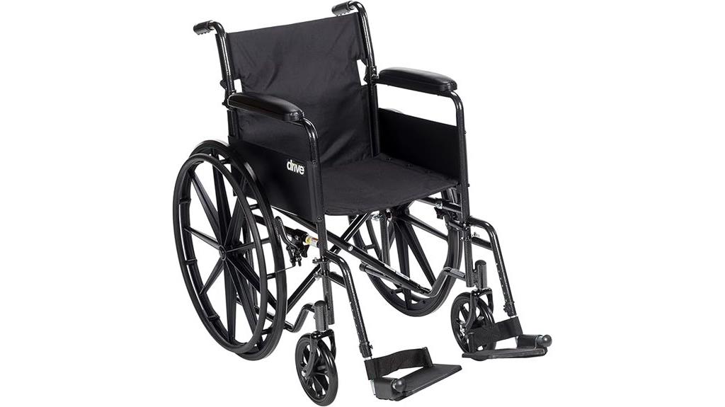 foldable wheelchair with arms