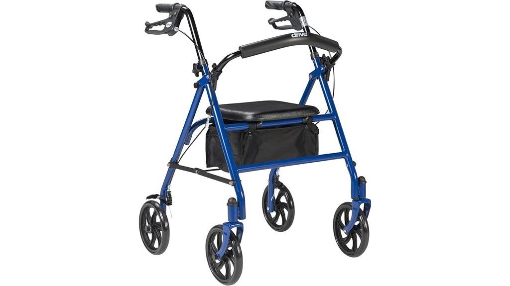 four wheel rollator walker
