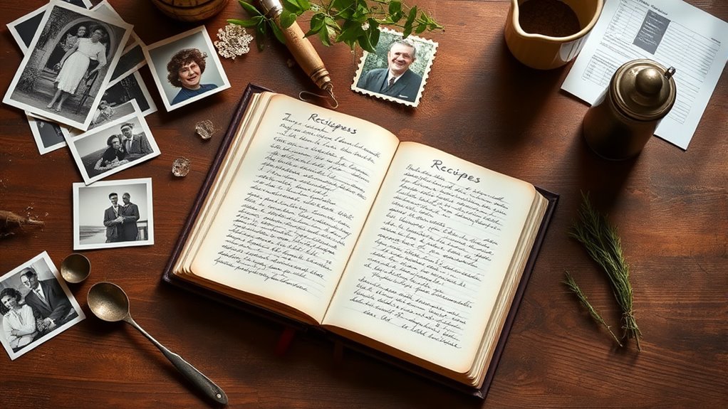 gather organize family recipes