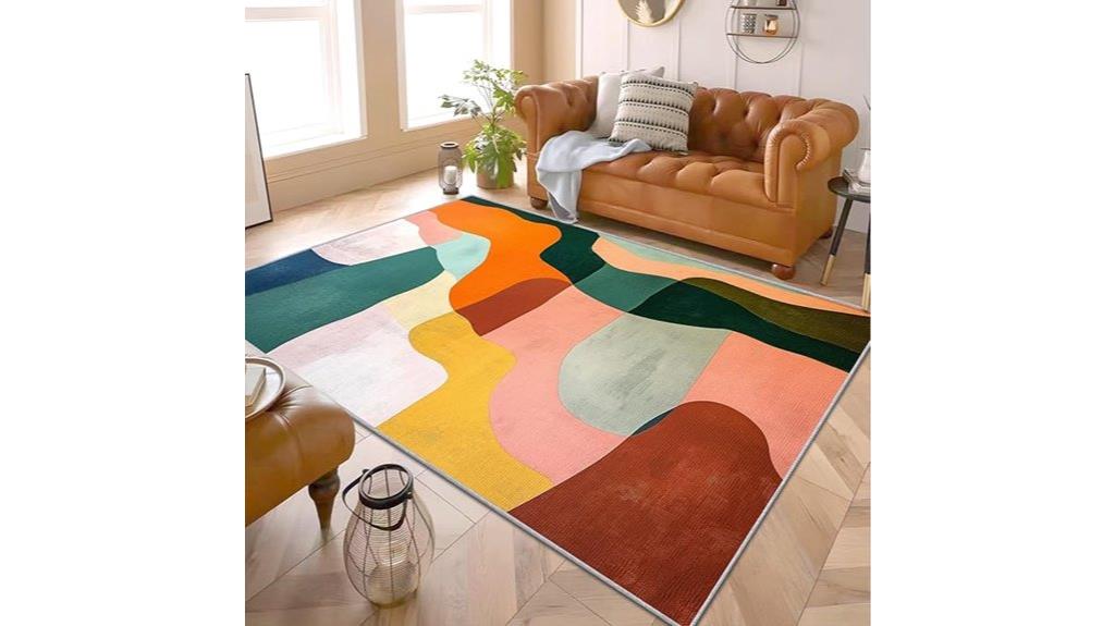 geometric boho rug decor