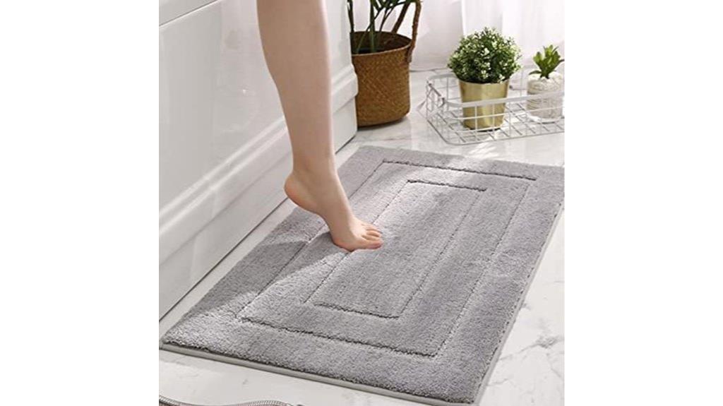 gray non slip microfiber rugs