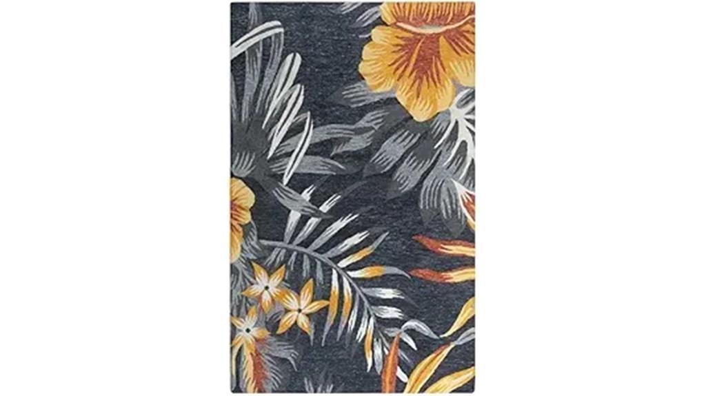 handcrafted wool silk rug