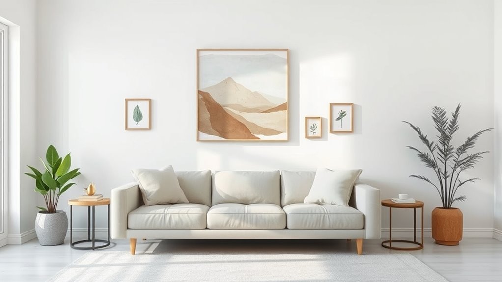 harmonious balanced clutter free decor