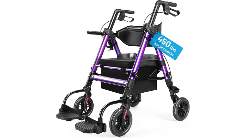 heavy duty senior rollator