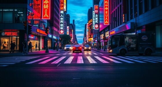 high contrast for safe navigation