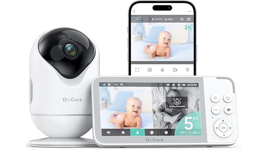 high resolution dual camera monitor