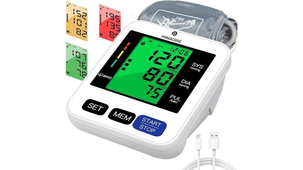 home upper arm blood pressure