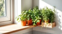 indoor herb garden integration