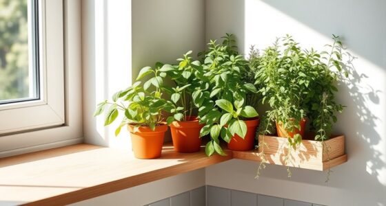 indoor herb garden integration