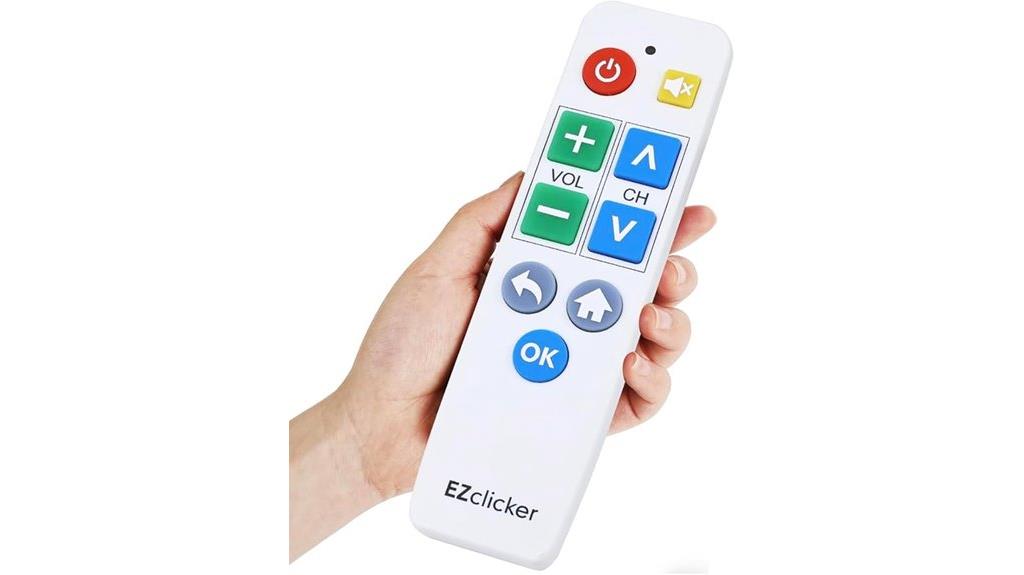 large button tv remote