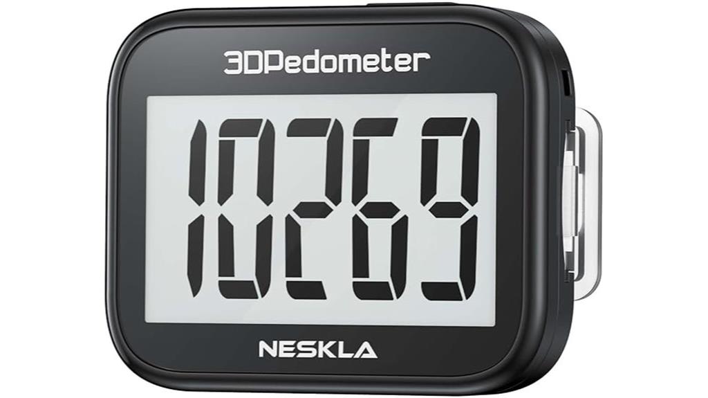large digital step counter