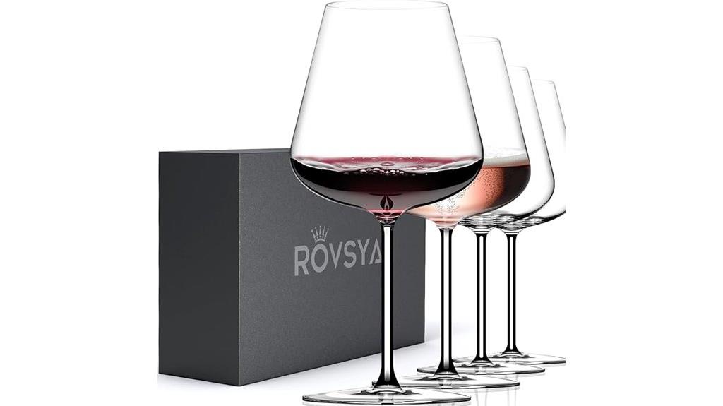large red wine glasses