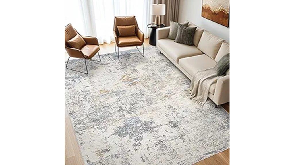 large washable abstract rug