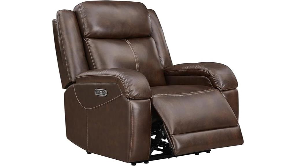 leather adult recliner chairs