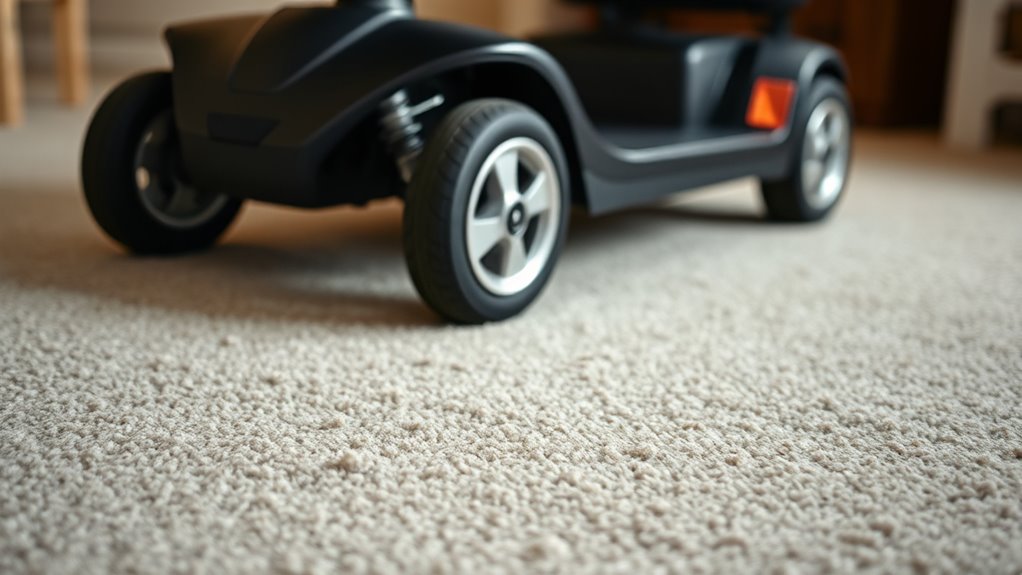 low pile carpets ease mobility