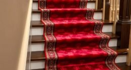 luxury durable silk stair carpets