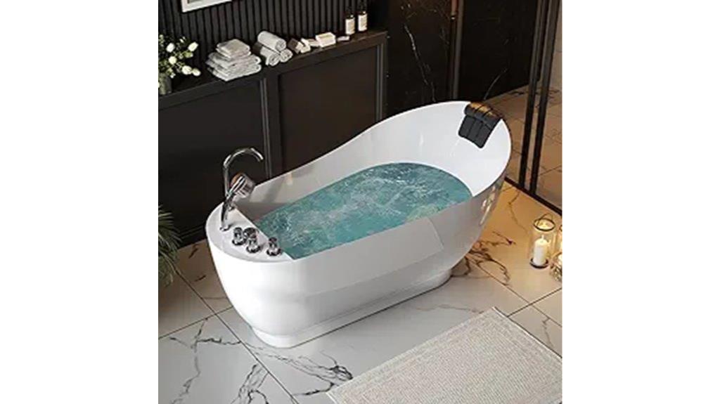 luxury freestanding whirlpool tub