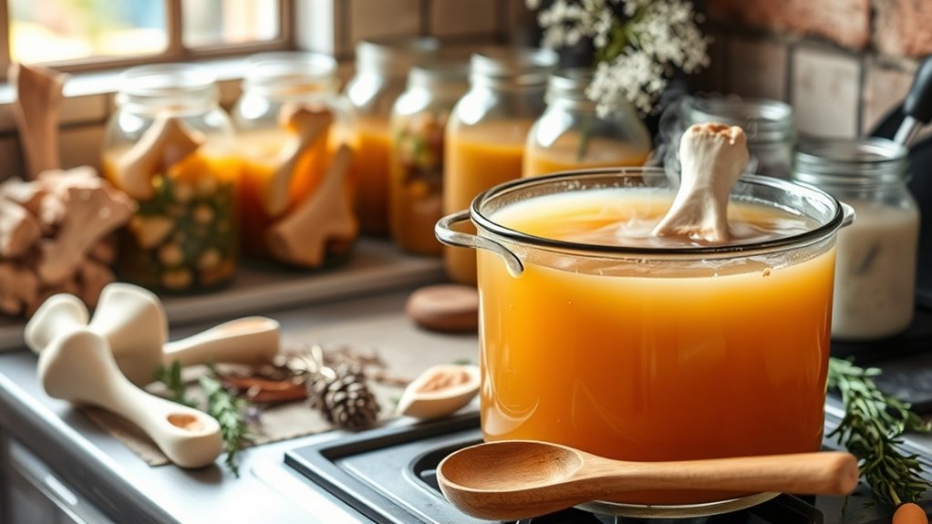 maintain collagen rich broth