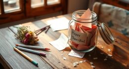 making a gratitude memory jar