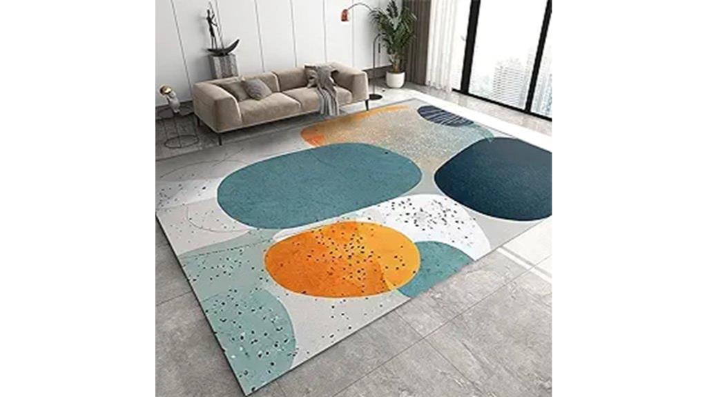 minimalist abstract rug