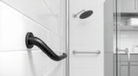 modern stylish bathroom grab bars