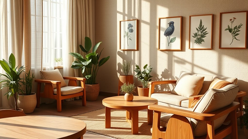 natural soothing sensory environment