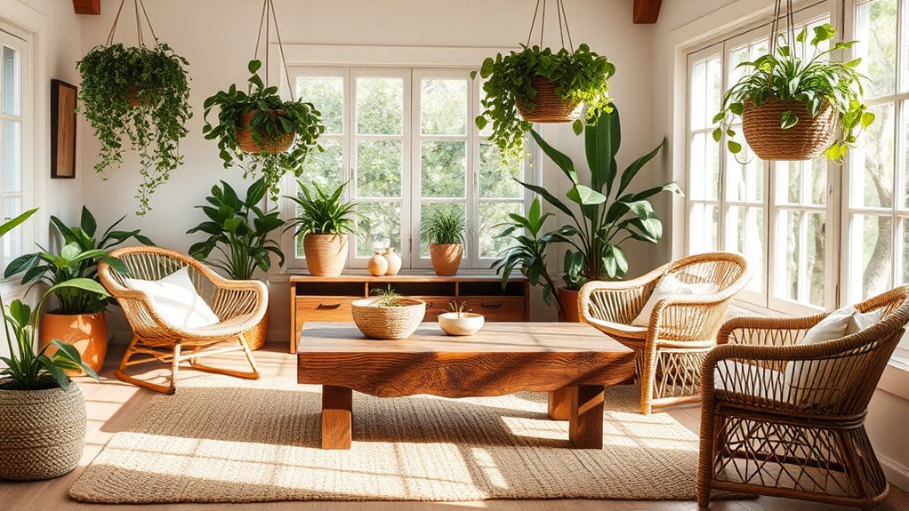 natural textures and finishes