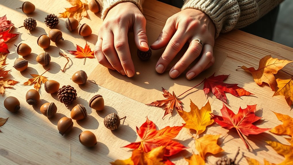 nature inspired acorn craft