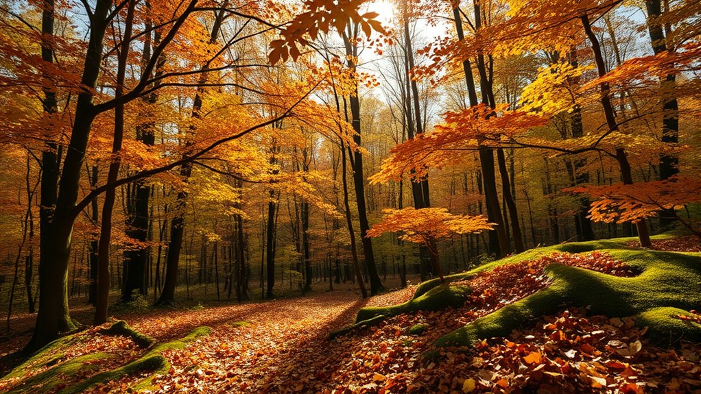 nature inspired autumn color transition
