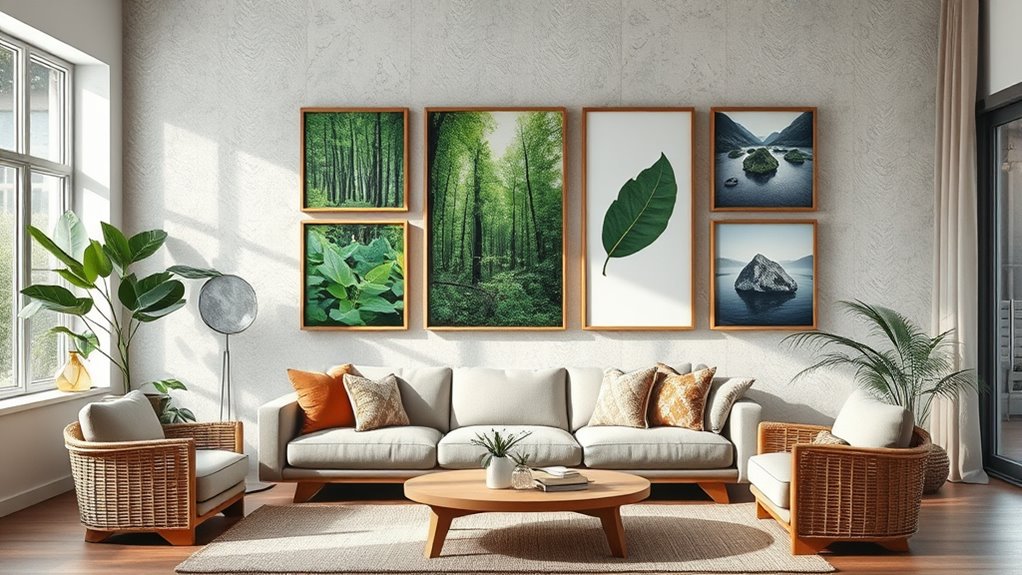 nature inspired calming decor