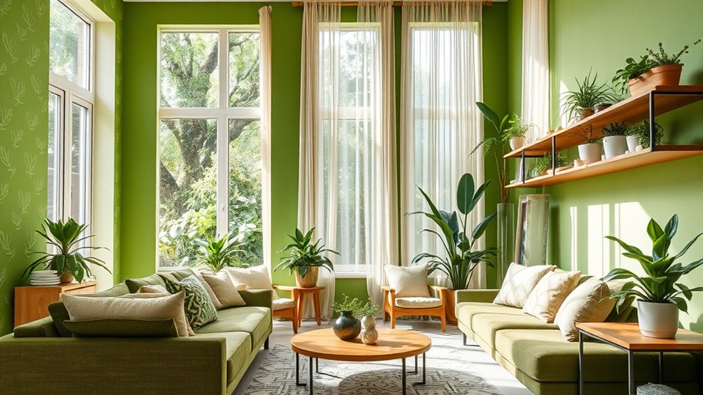 nature inspired calming decor