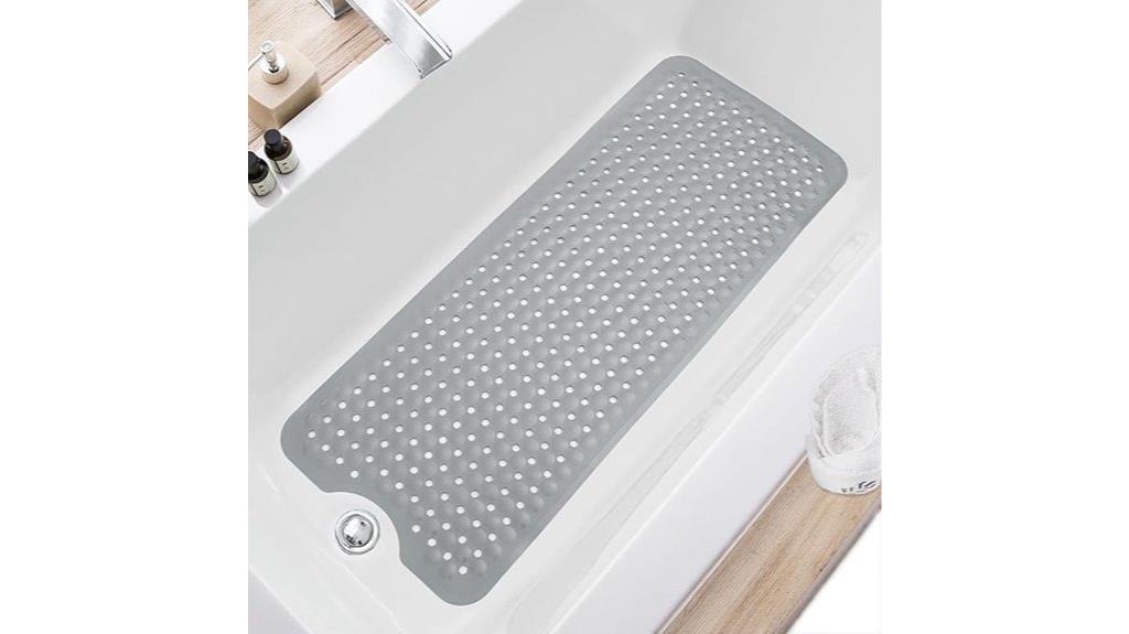 non slip bath mat size