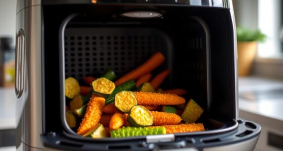 oil free crispy veggie tips